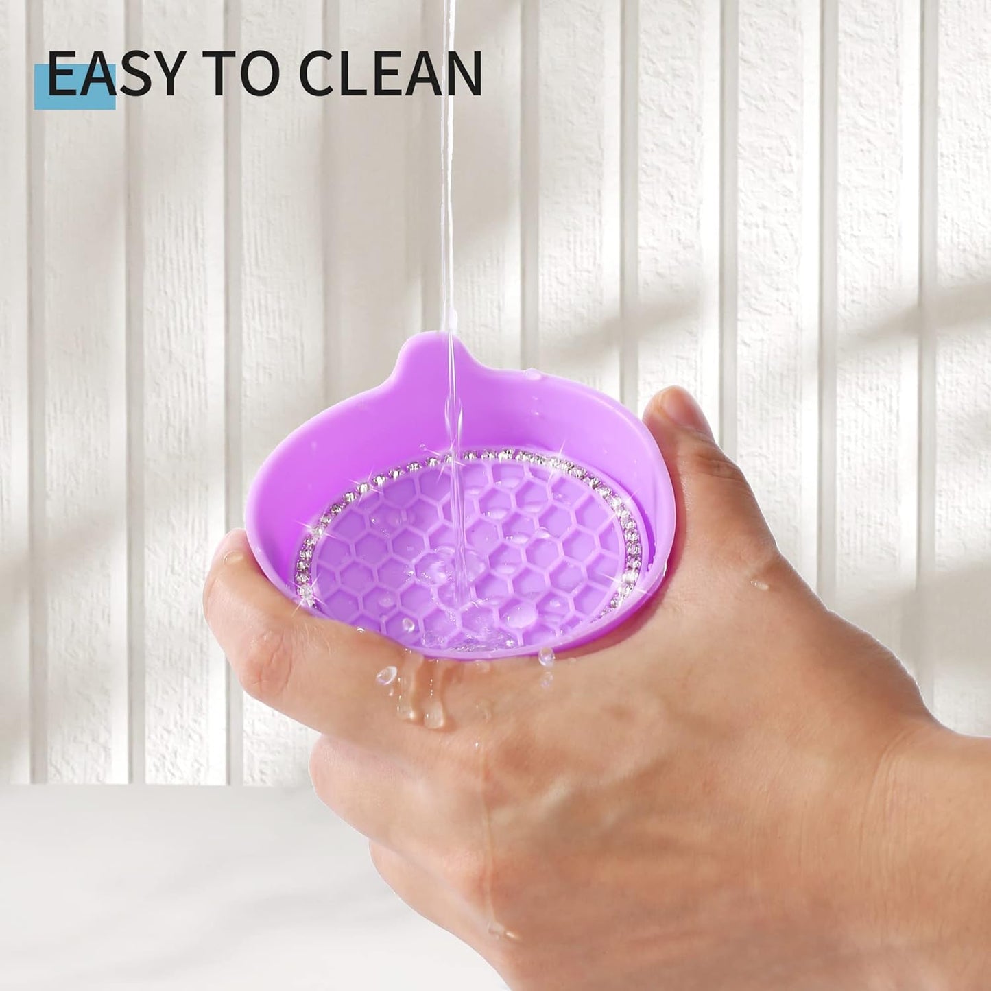 Car Cup Coaster Universal Non-Slip Bling Crystal Organzier