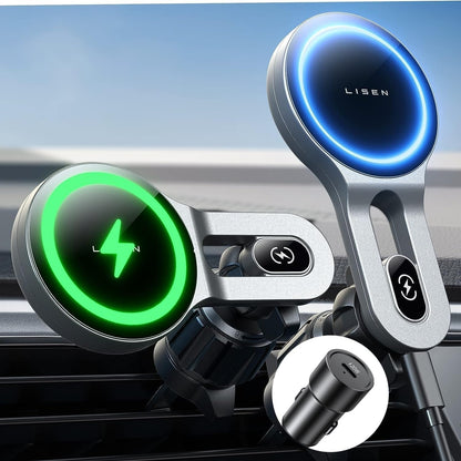 MagSafe Car Mount Charger IPhone Wireless Phone Holder