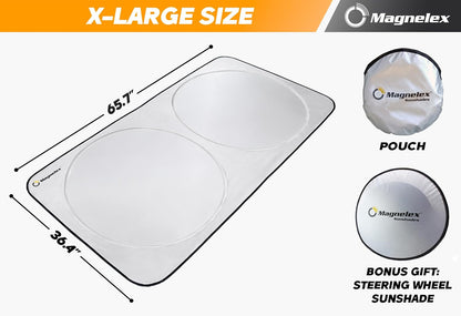 Car Magnelex Summer Windshield Sun Shade Cover