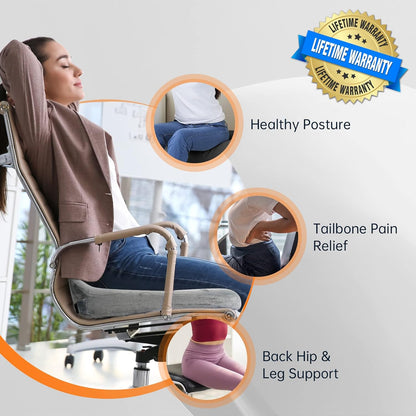 Car Seat Cushion Pad for Tailbone Pain Relief Cushion