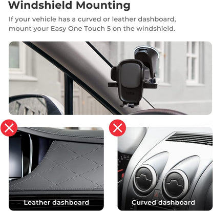 Car Dashboard & Windshield Universal Mount Phone Holder Desk Stand
