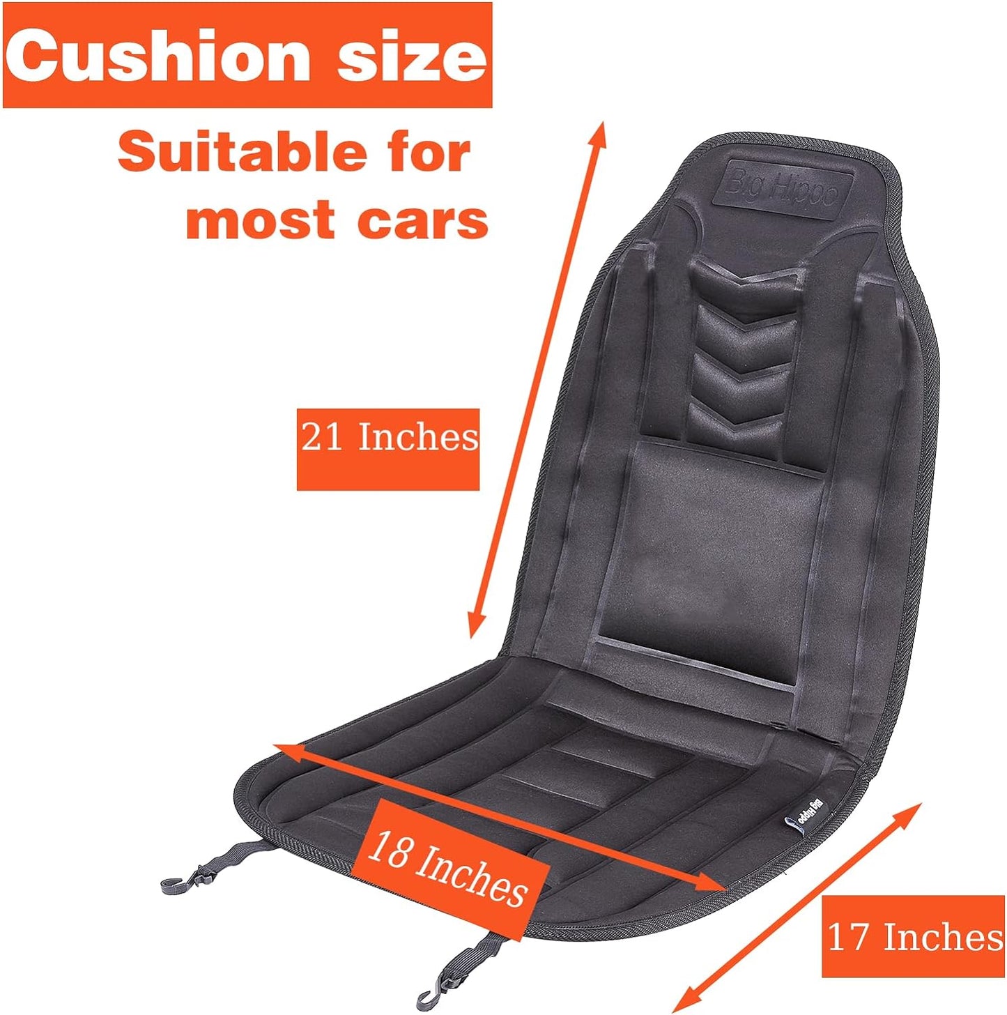 Car Soft Front Seat Winter Driving Seat Covers Cushion