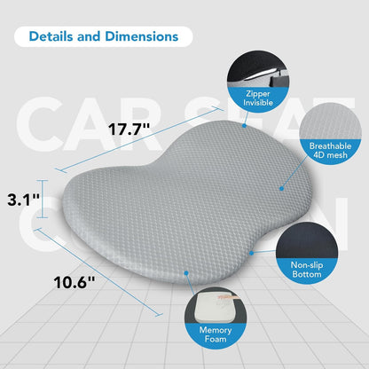 Car Truck Memory Foam Heighted Seat Cushion