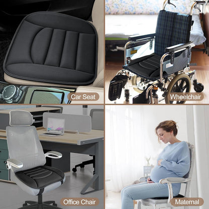 Car Breathable Fabric Non-Slip Seat Cushion Universal Fit for Car Truck Office Home