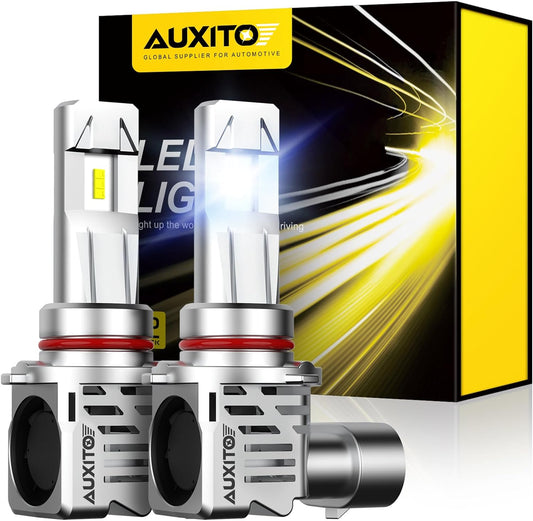 Car 9005 LED Headlight Bulbs 18000LM Per Set 6500K  LED Headlights 2 Packs