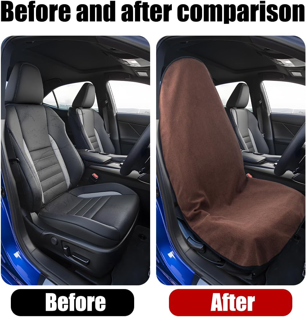 Car Waterproof Towel Sweatproof Non Slip Bucket Seat Cushion