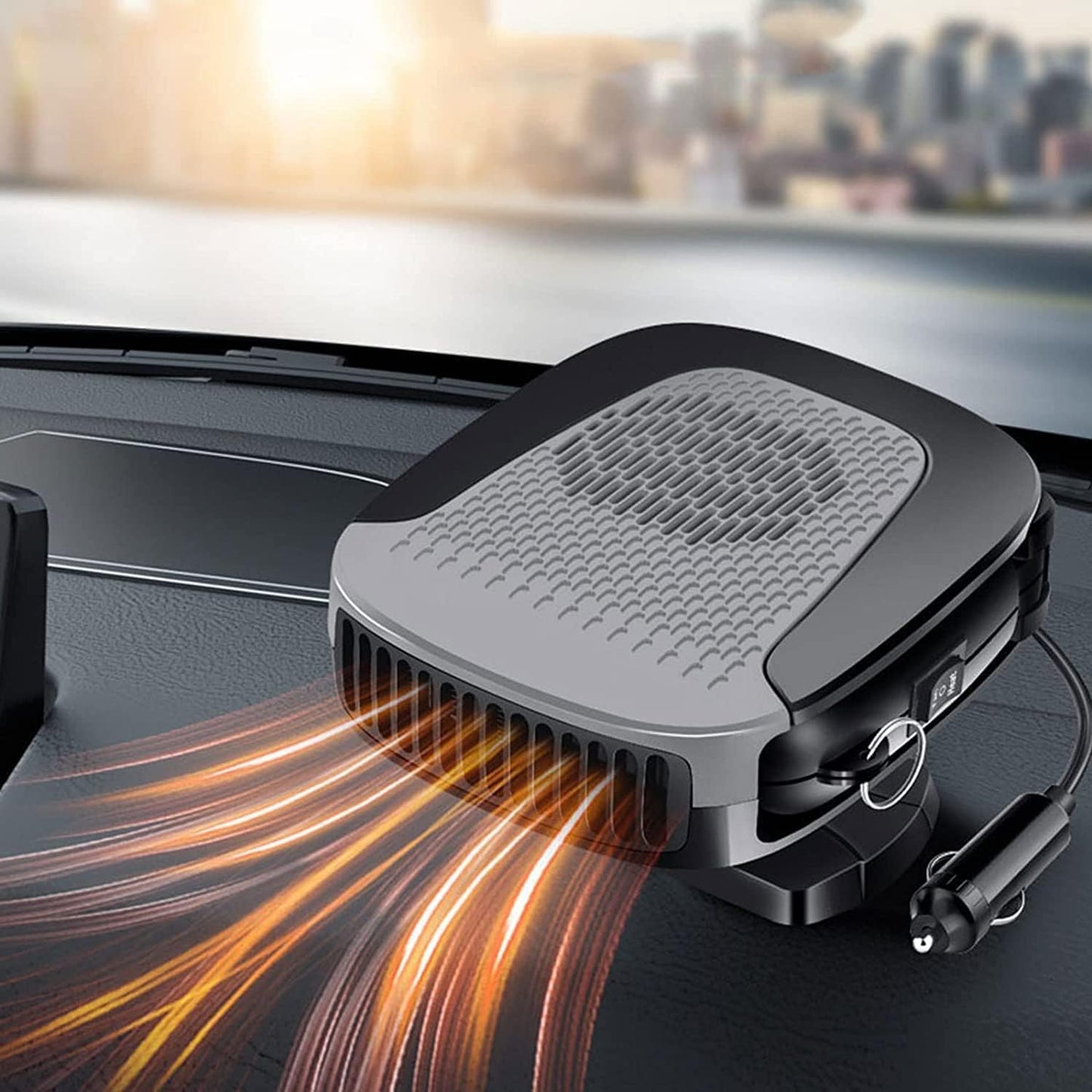 Car Heater 2 in 1 Thermal Heating Cooling Portable Fans