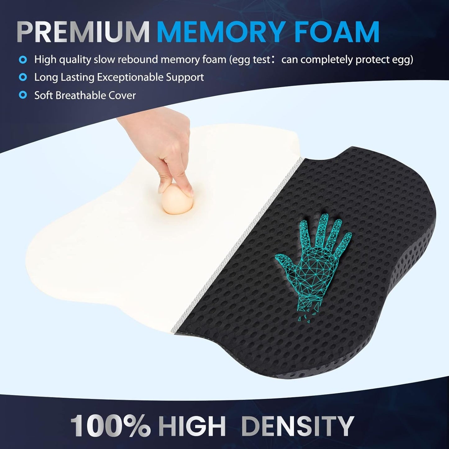 Car Pad Memory Foam Heightening Relax Seat Cushion