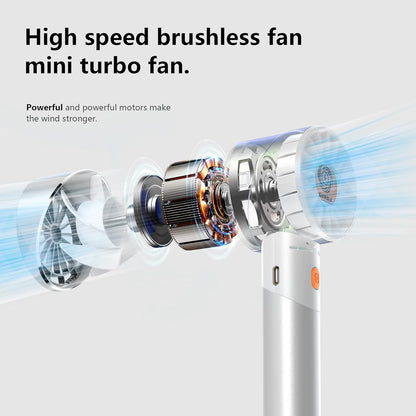 Car Handheld Fan Portable Turbo Powerful Personal Fan