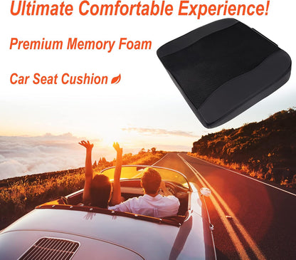 Car Comfort Memory Foam Pain Relief Driver Seat Cushion for Auto Office Wheelchair