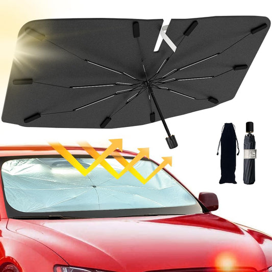 Car Windshield Sun Shade Foldable Umbrella Cover