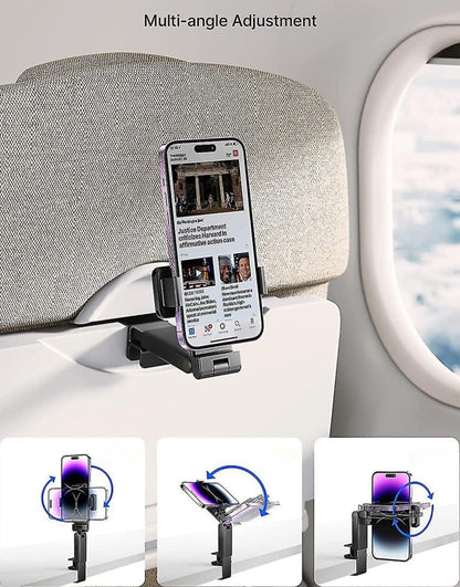 Car Universal Flight Airplane Phone Holder Hands Free Viewing Mount
