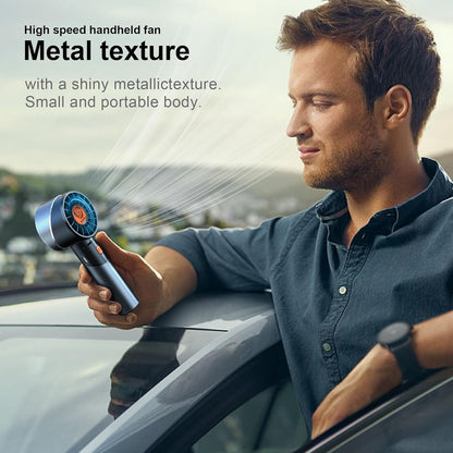 Car Handheld Fan Portable Turbo Powerful Personal Fan