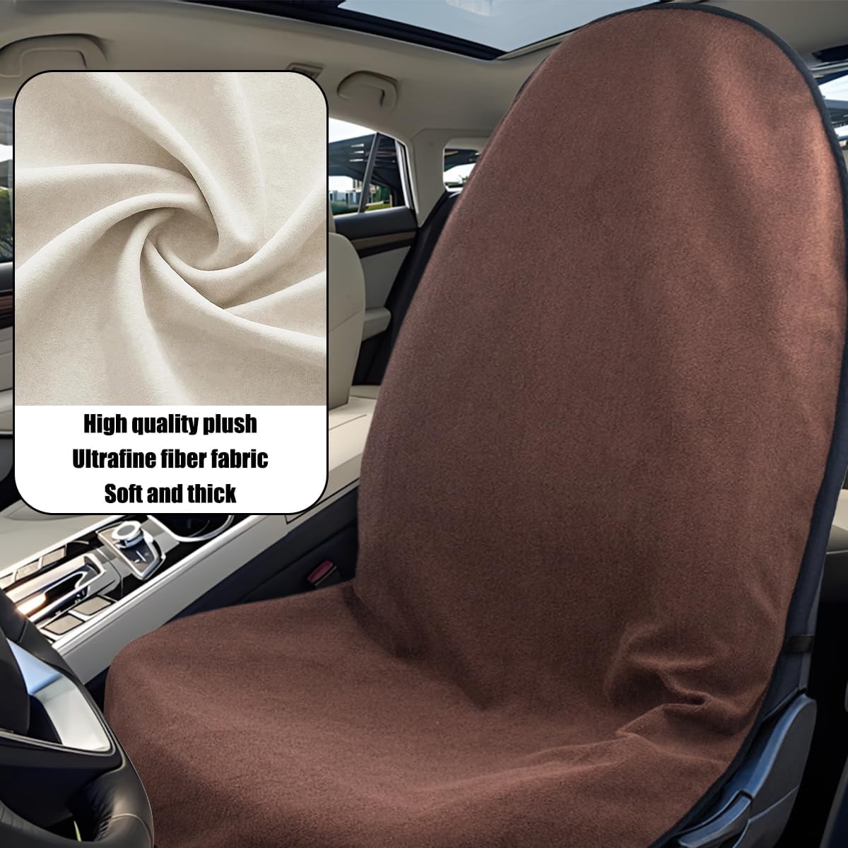 Car Waterproof Towel Sweatproof Non Slip Bucket Seat Cushion