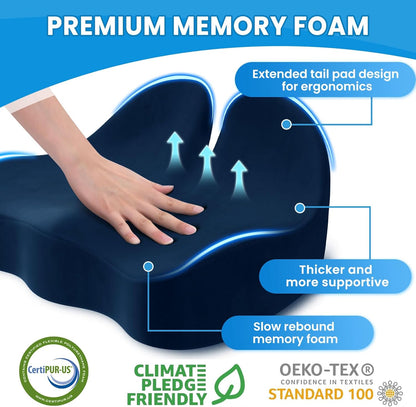 Car Memory Foam Office Chair Seat Cushion