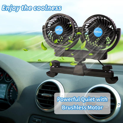 Car Fan Cool Gadgets Passenger Portable 360° Fan