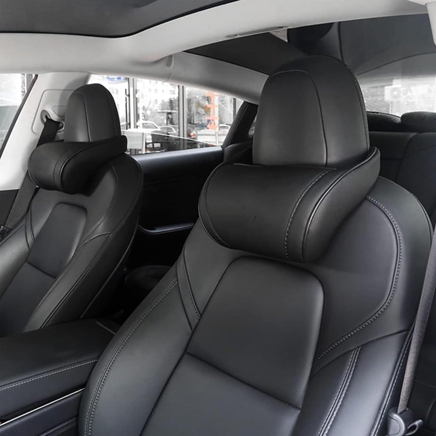 Car Memory Foam Comfortable Ergonomic Neck Pillow 2 Pack