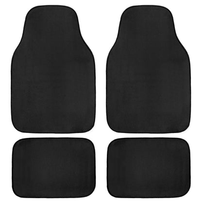 4 PCS Car Floor Mats Anti-Slip Universal Front Rear Carpet Waterproof Rug Floor Mats
