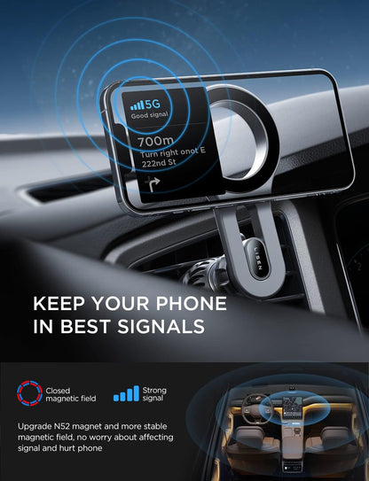 Car Mount Hands Free Magnetic Phone Holder
