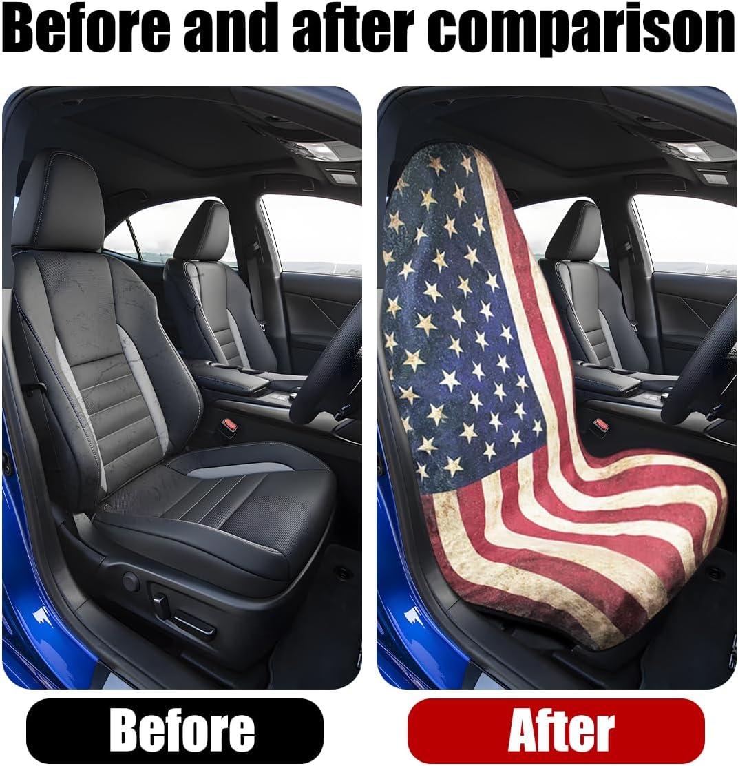 Car Waterproof Towel Sweatproof Non Slip Bucket Seat Cushion