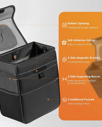 Car Trash Can Leak-Proof Organizer Storage Bag