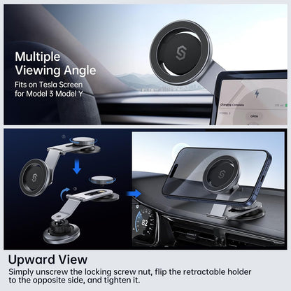 MagSafe Car Mount Universal Dashboard Tesla Screen Phone Holder