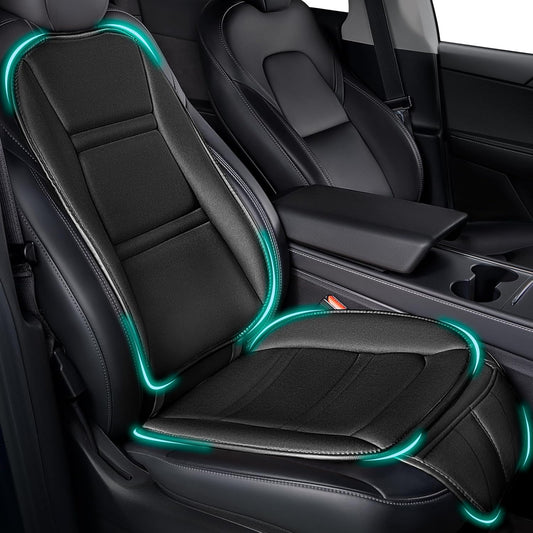 Car Memory Foam Back Support Adjustable Seat Cushion