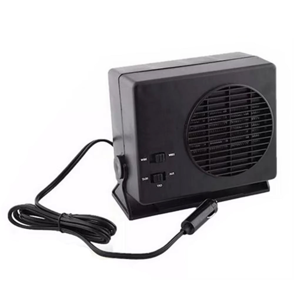 Car Heater Fan 12V Portable Ceramic Heating Cooling Adjustable Window Defroster