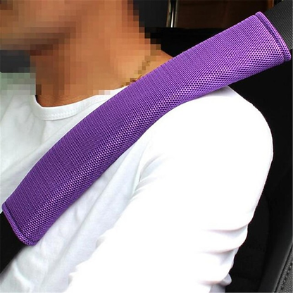 2Pcs Breathable Car Safety Belt Shoulder Pads Protective Strap Pad