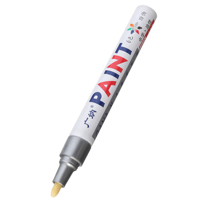 12pcs Color Tyre Permanent Paint Pen Tire Metal Ink Marker Trendy