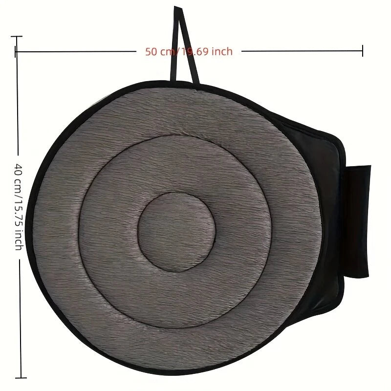 Car 360° Rotating Non-Slip Washable Round Seat Cushion