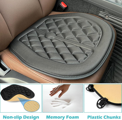 Car Comfort Memory Foam Driver Pain Relief Thick Seat Cushions