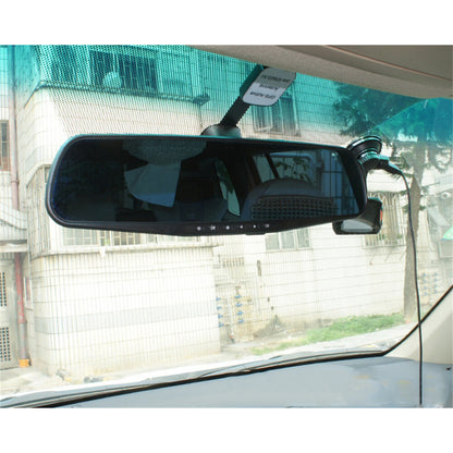 4.3 Inch Dual Lens 1080P Car DVR Dash Cam Video Recorder Rear View Mirror Camera Refit