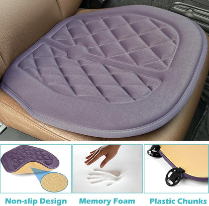 Car Comfort Memory Foam Driver Pain Relief Thick Seat Cushions