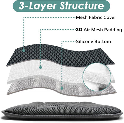 Car Driving Breathable 3D Air Mesh Non-Slip Comfort Seat Protector