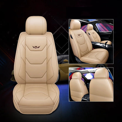 Car Universal Full Seat Mat Cover PU Leather Breathable Cushion Pad