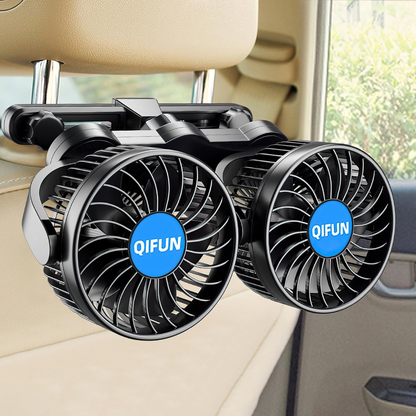 Car Fan Cool Gadgets Passenger Portable 360° Fan