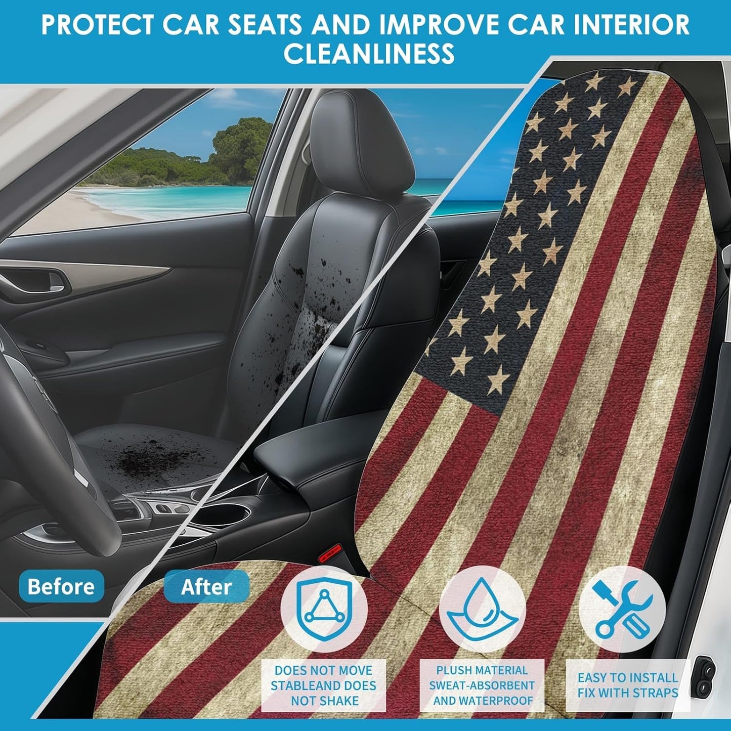 Car Seat Towel Cushion for Gym Workout Running Swimming Hiking