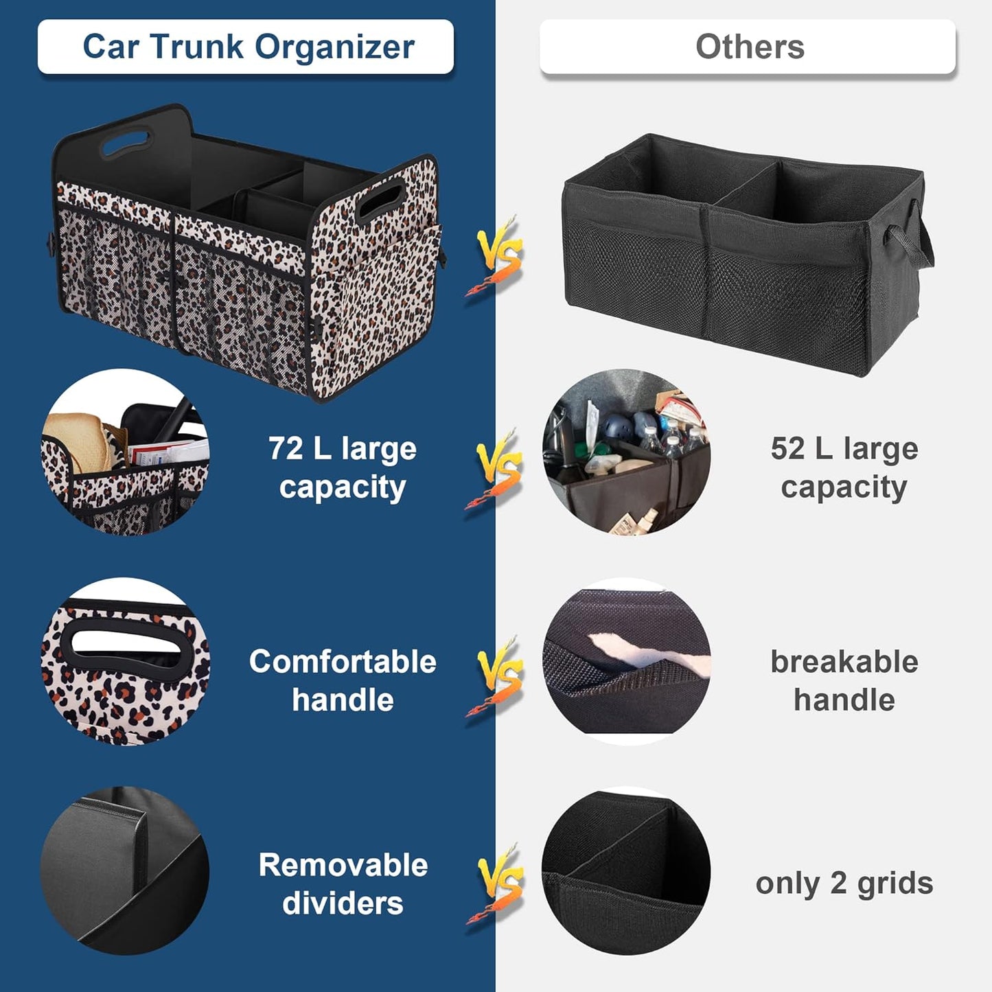 Car Trunk  Large Capacity Storage Organizer