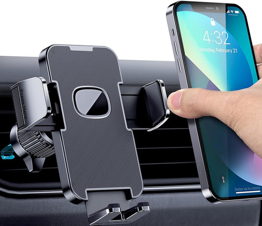 Car Vent Mount  [Military-Grade Hook Clip] Stand Phone Holder