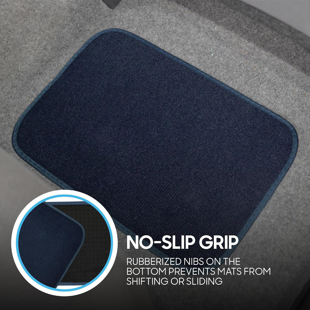 4 Packs Car SUVs Trucks Universal Premium  Full Set Interior Carpet Floor Mats