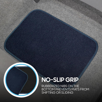 4 Packs Car SUVs Trucks Universal Premium  Full Set Interior Carpet Floor Mats