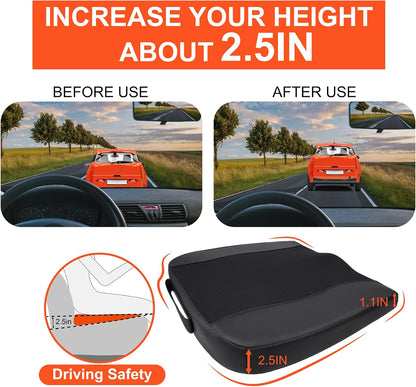 Car Comfort Memory Foam Breathable Mesh Seat Cushions