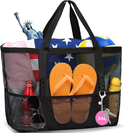 Camping Mesh Beach Waterproof Tote Bags