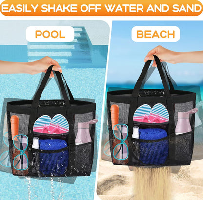 Camping Mesh Beach Waterproof Tote Bags