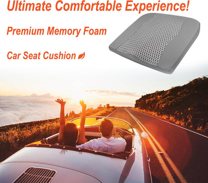 Car Comfort Memory Foam Pain Relief Driver Seat Cushion for Auto Office Wheelchair