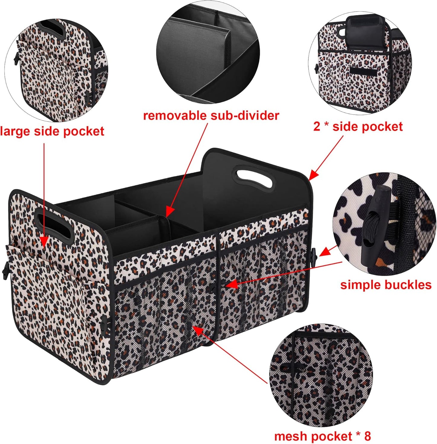 Car Trunk  Large Capacity Storage Organizer