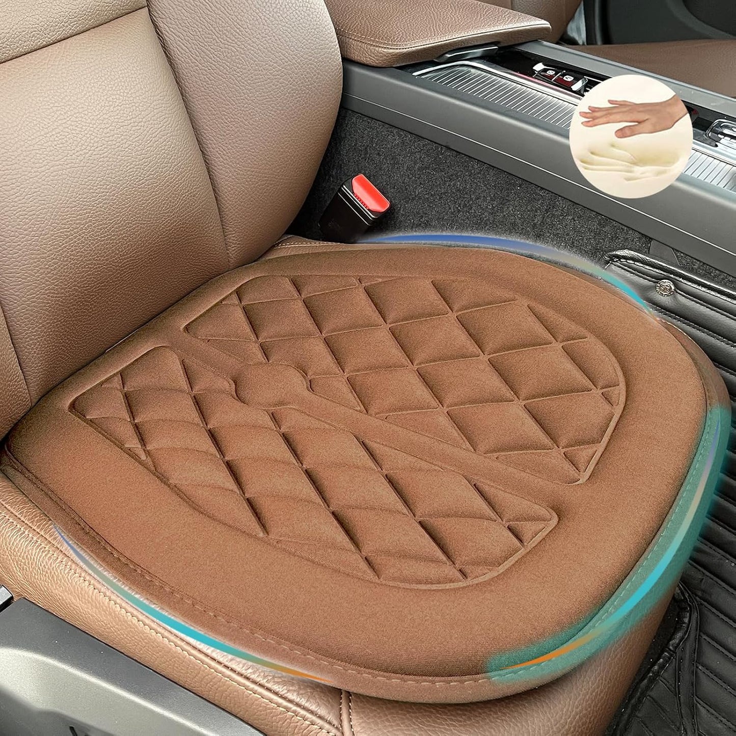 Car Comfort Memory Foam Driver Pain Relief Thick Seat Cushions
