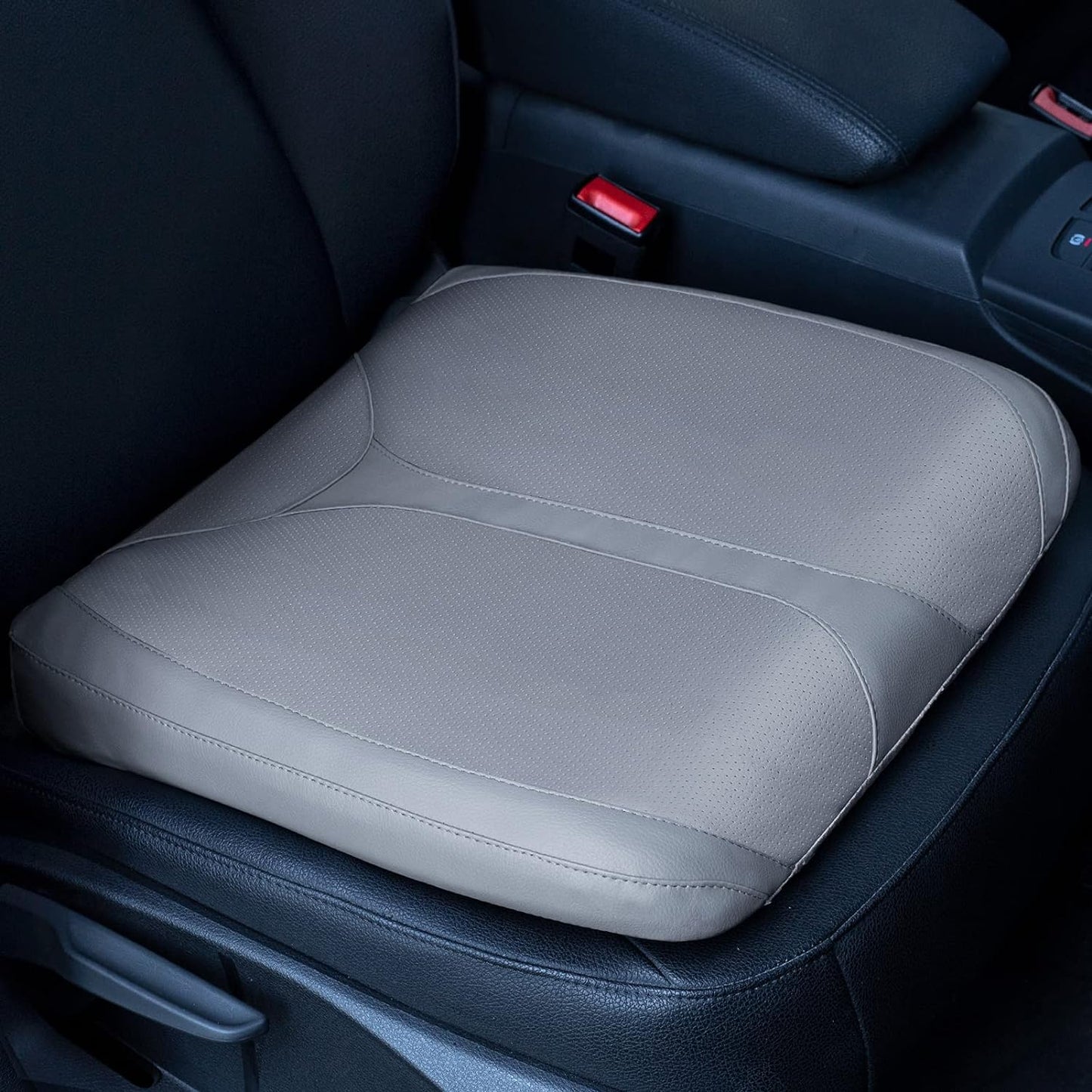 Car Leather Memory Foam Heightening Seat Cushion