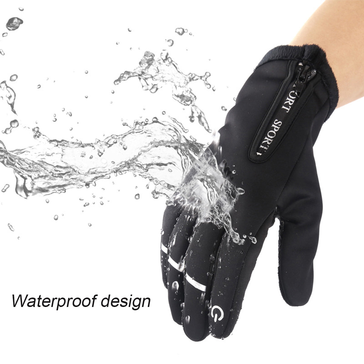 Motorcycle Windproof Anti-slip Warm Driving Touch Screen Glove